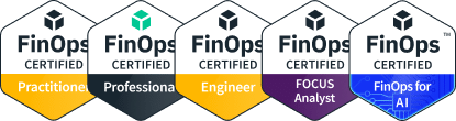 FinOps certification badges
